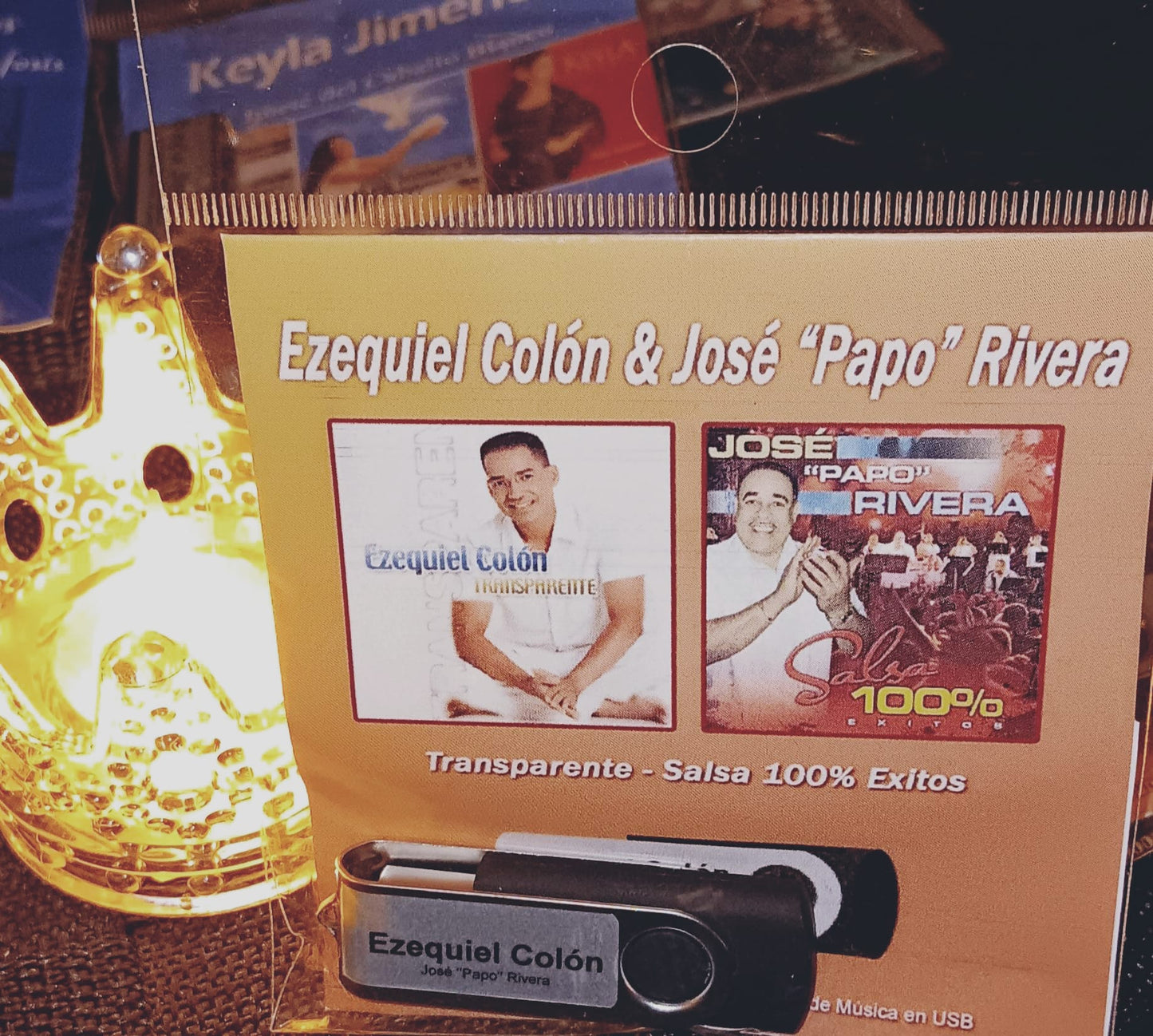 Pendrive de Salsa Cristiana (Esequiel Colón & José “Papo” Rivera